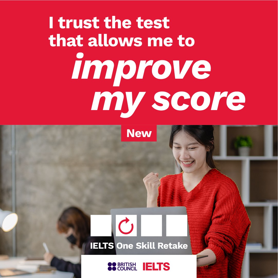 IELTS One Skill Retake available from 11th DECEMBER!